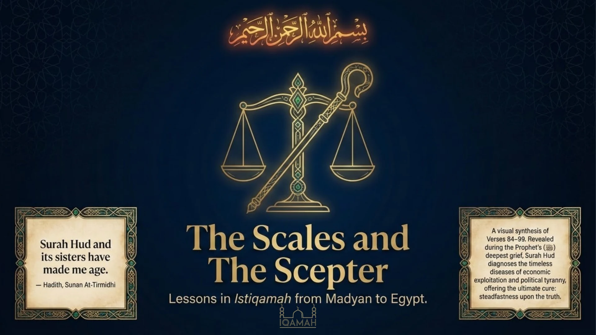 The Scales and The Scepter — cover slide